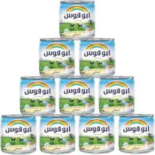عرض 10 علب حليب ابوقوص 170 جرام
