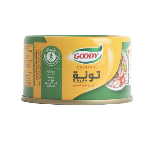 تونة قودي بزيت دوار الشمس 185 جرام